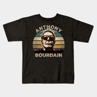 Anthony Bourdain Retro Vintage! Kids T-Shirt